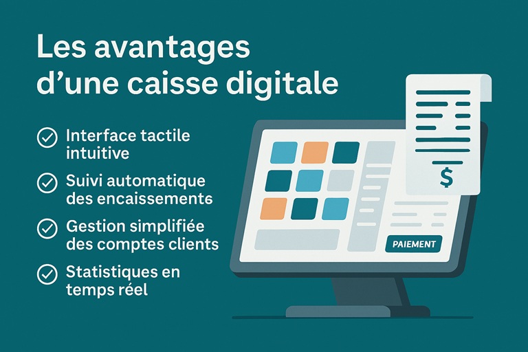 Avantages d'une caisse digitale XL-ent