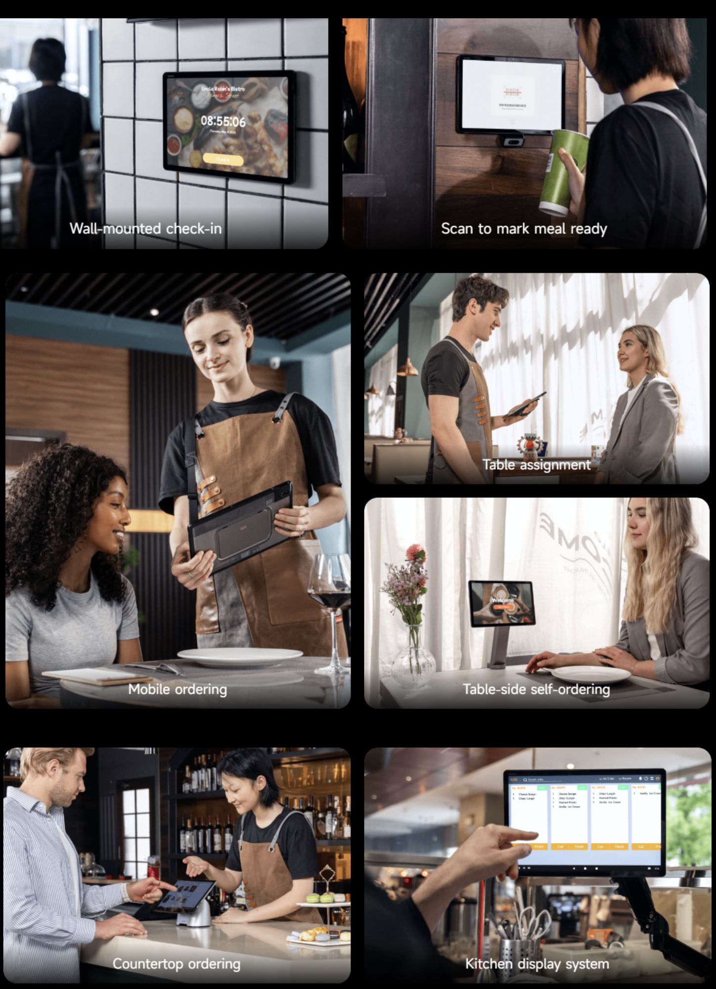 Pocket POS prise de commande table ordering